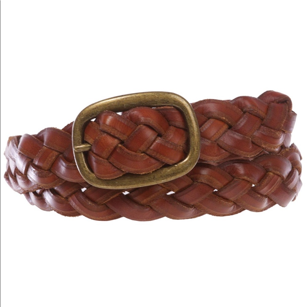 Leather Braided Belt